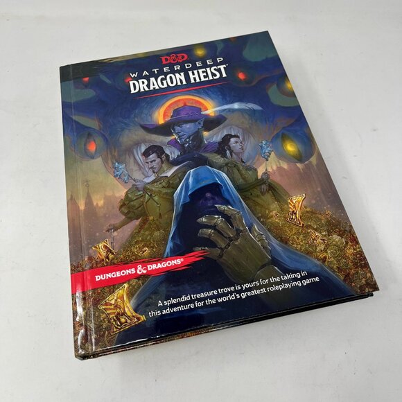 Dungeons & Dragons Waterdeep DRAGON HEIST Campaign Book 1st Print 2018 D&D - Picture 1 of 15